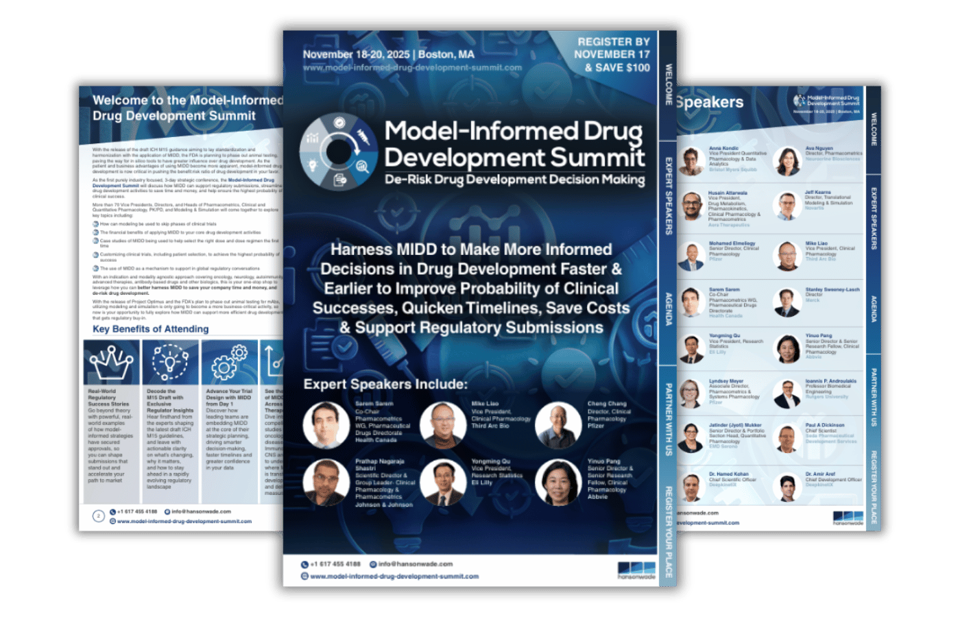 Model-Informed Drug Development Summit brochure image